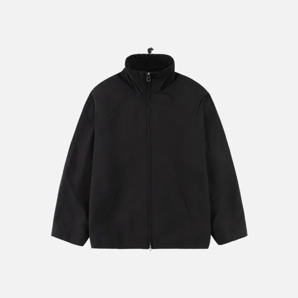 SIOT4192 오버 핏 윈드브레이커_Black