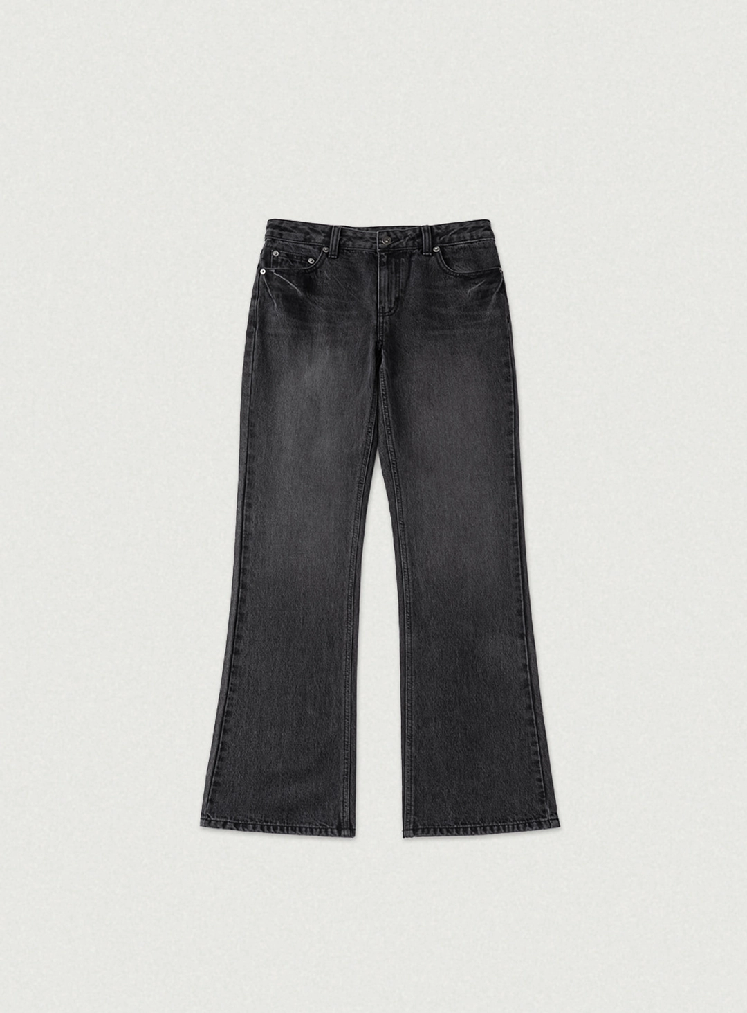더바넷 Rune Boots Cut Denim Pants_Black 상품 이미지 1