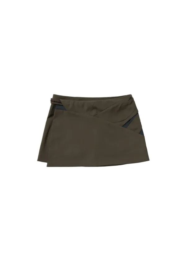 Cinched Mini Skirt w/ Belt