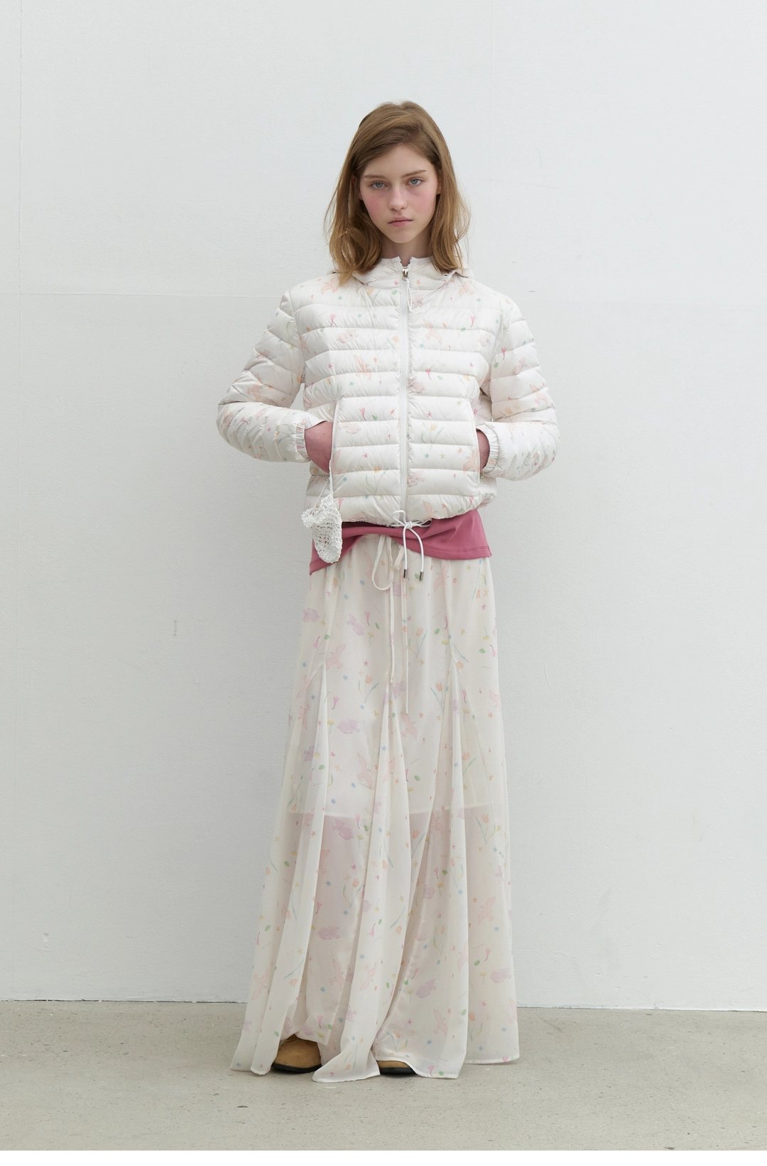 순수 Dreamy Down Jacket Cream 상품 이미지 1