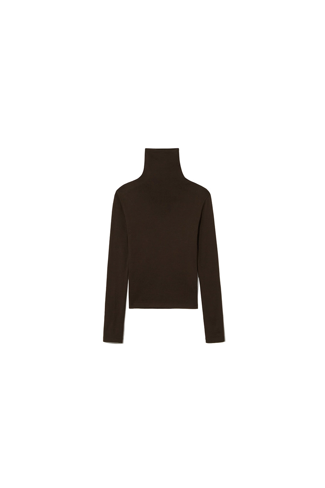 르917 WOOL BLEND FITTED TOP [BROWN] 상품 이미지 1