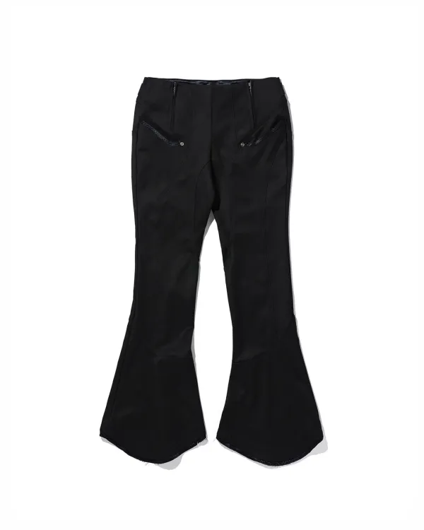 CONTOUR WEAVE PANTS_BLACK