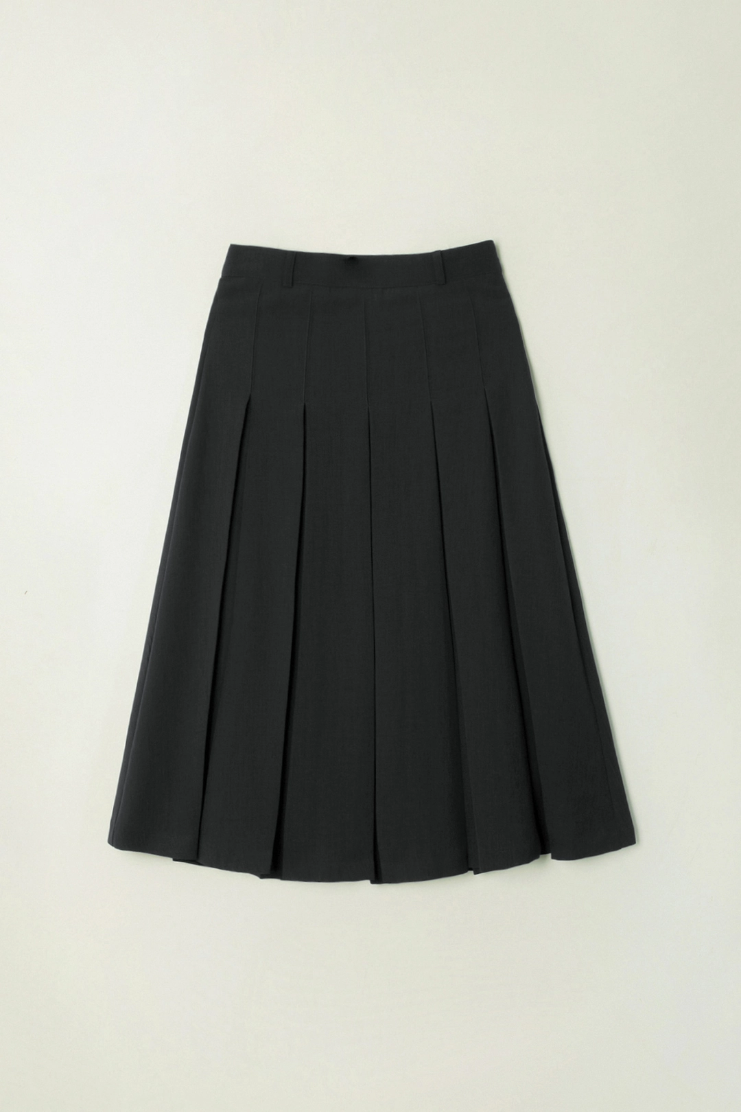 세이지먼트 BLAIR PLEATS LONG SKIRT_CHARCOAL 상품 이미지 1