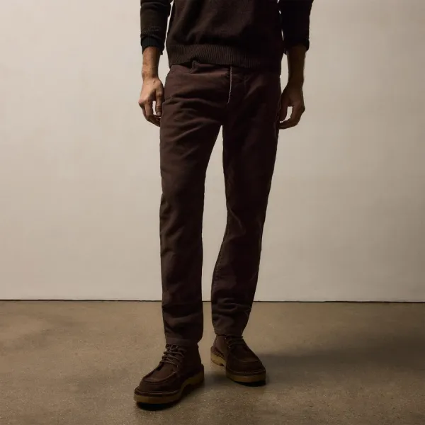 Cotton Moleskin 5 Pocket Pant - Porcupine
