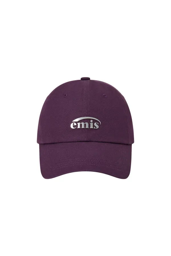 METAL LOGO BALL CAP-PURPLE