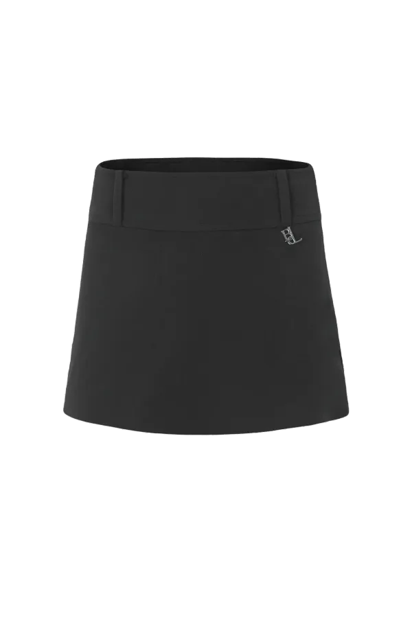 Belt mini skirt
