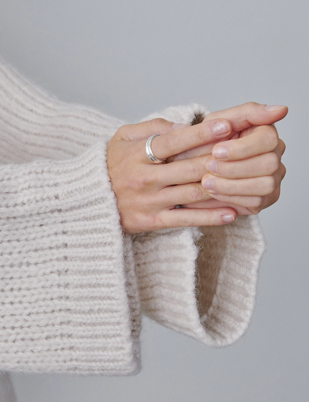 에뜨리브 Double Line Open Ring 상품 이미지 2