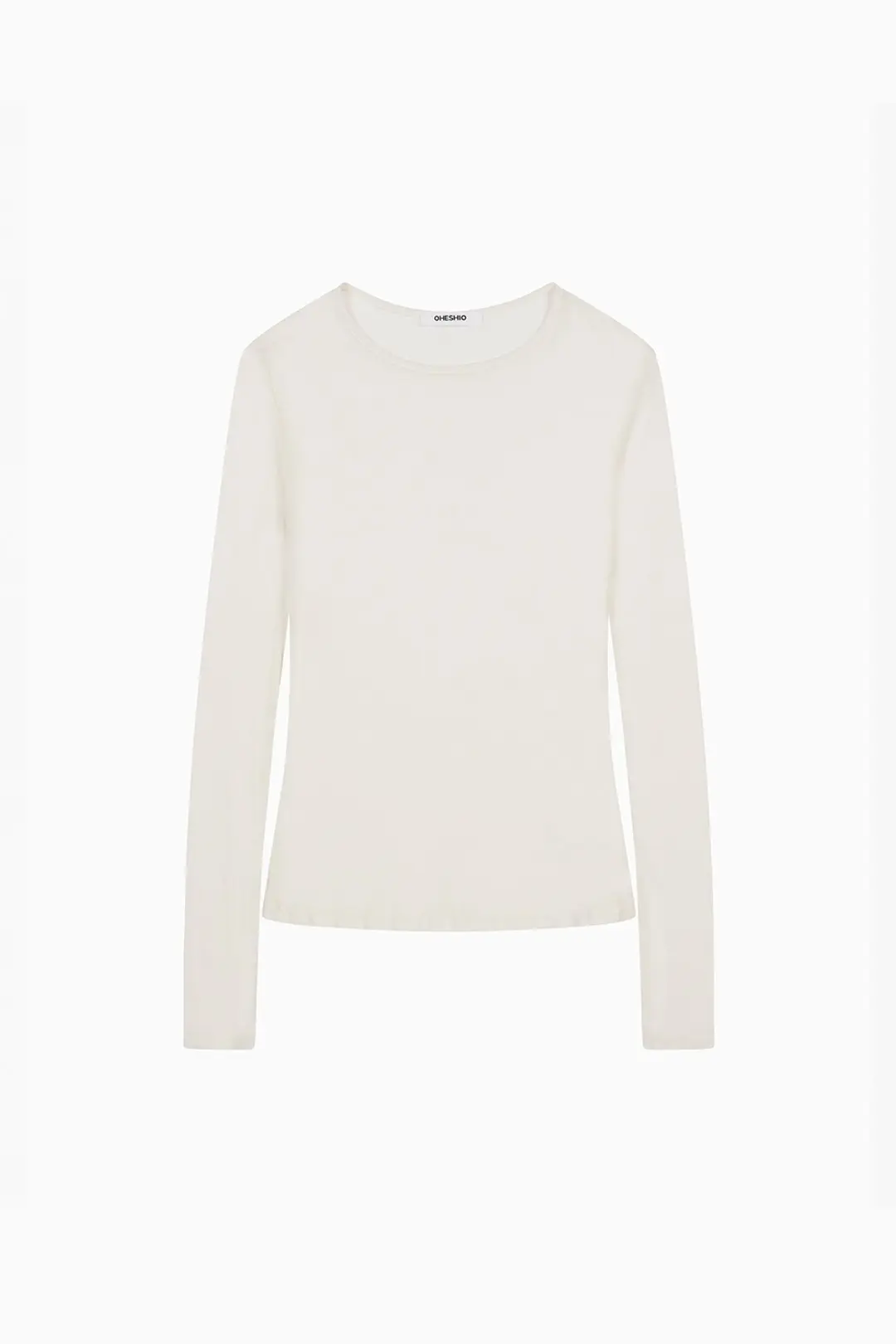 오헤시오 BASIC LONG T-SHIRT, IVORY 상품 이미지 3