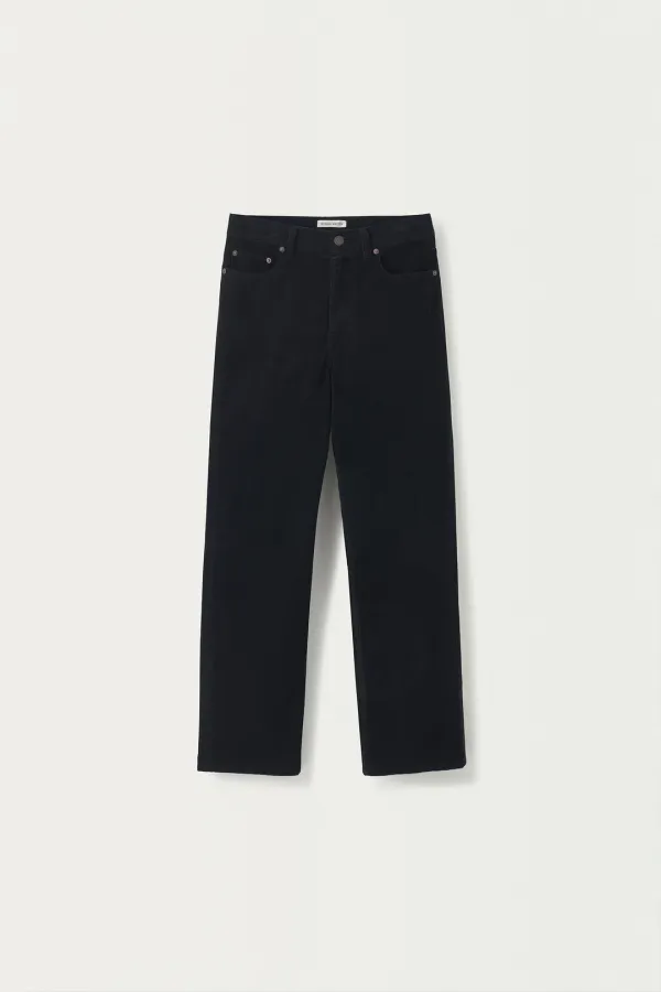 Morrow corduroy pants (Jet black)