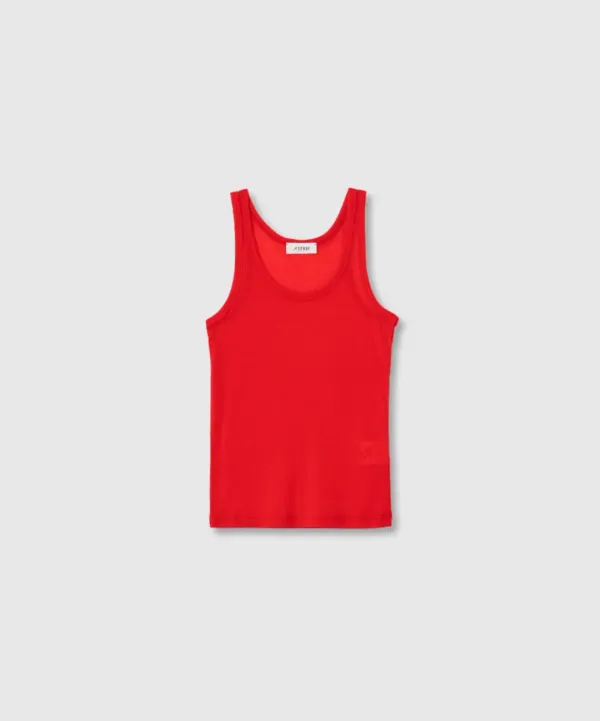 SOFT WOOL RIP SLEEVELESS