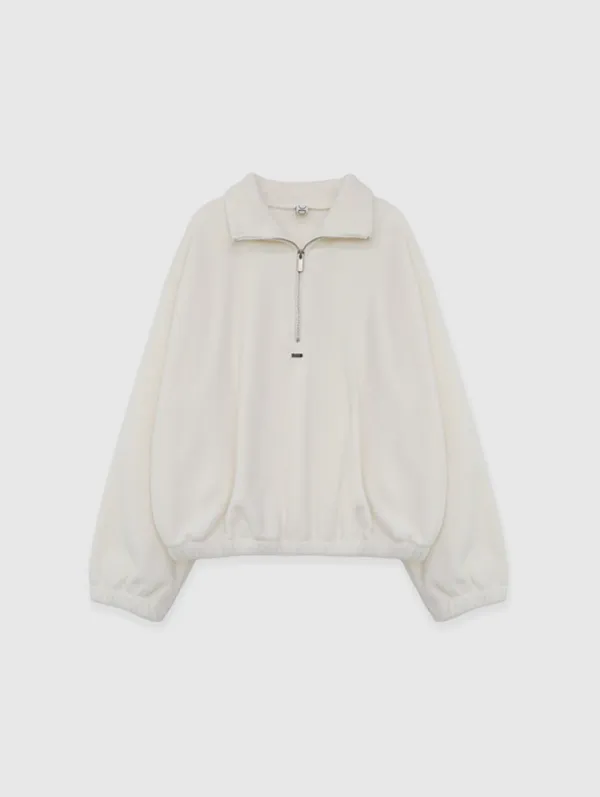 [4th 재입고] Fona Fleece Half-Zip (Ivory)
