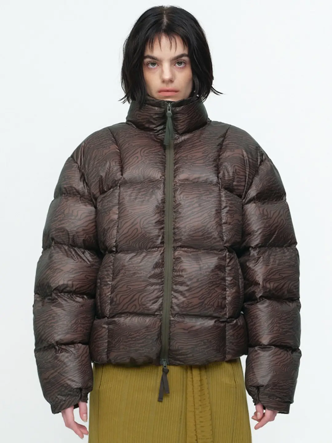 밀로 우먼 Square Over Fit Puffer [Brown] 상품 이미지 2