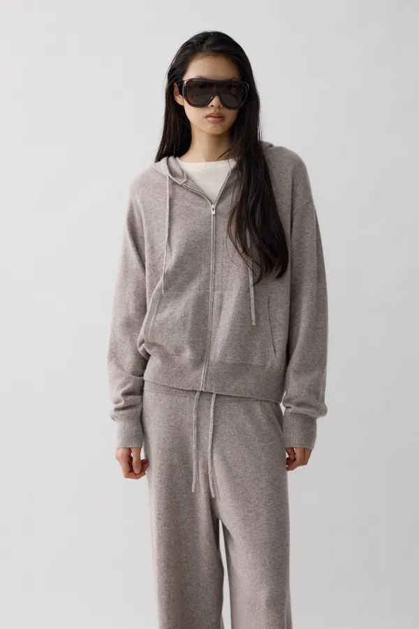 Trisha cash hoodie zip-up