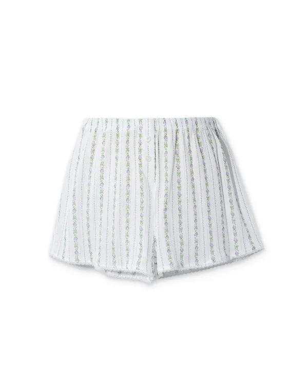 Lavender Chiffon Shorts