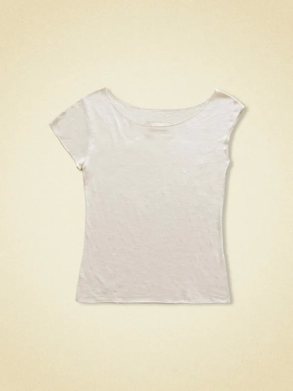 lazy tee - pink beige