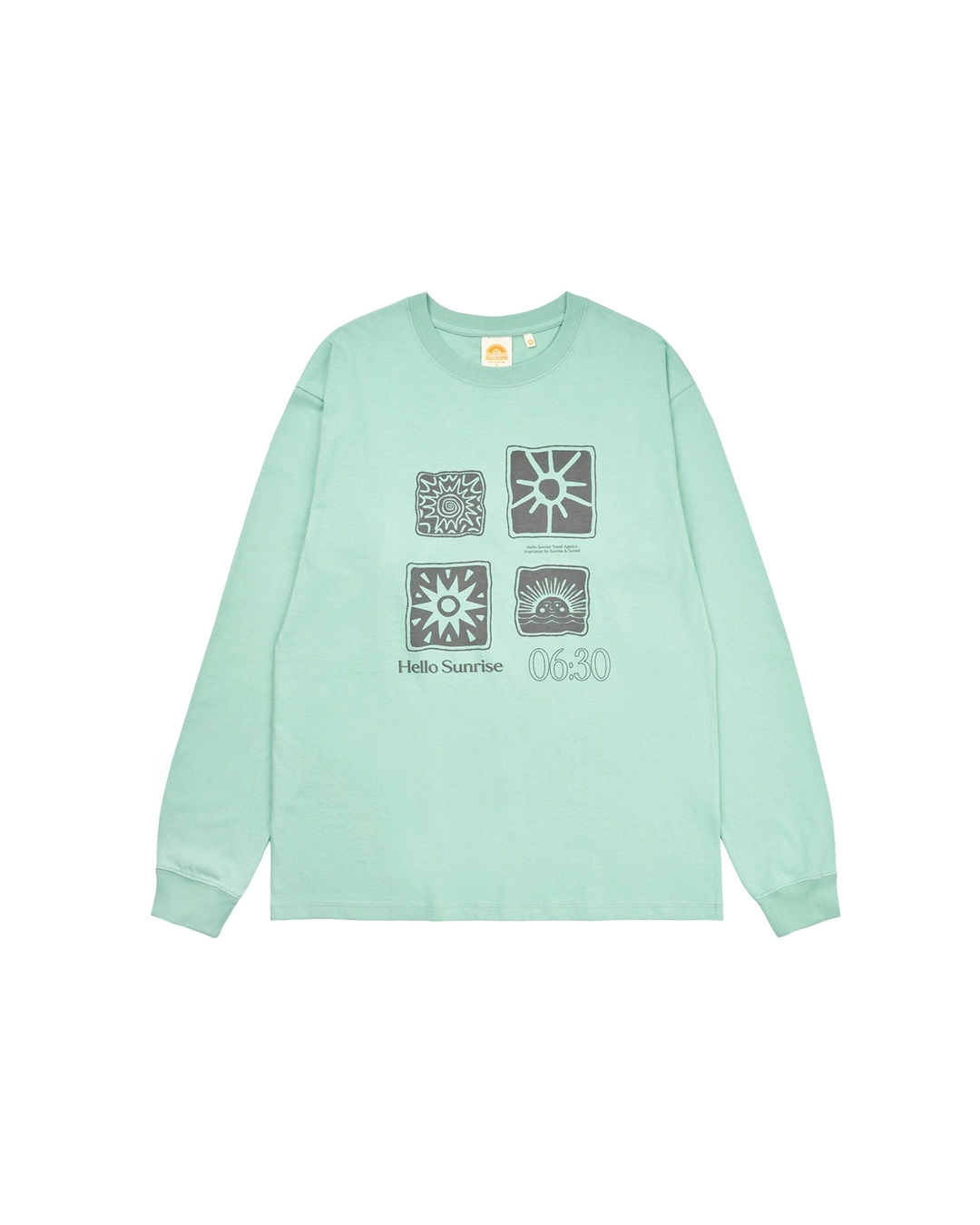 헬로선라이즈 [EQL단독상품] Sun Stamp L/S Tee_Mint 상품 이미지 1