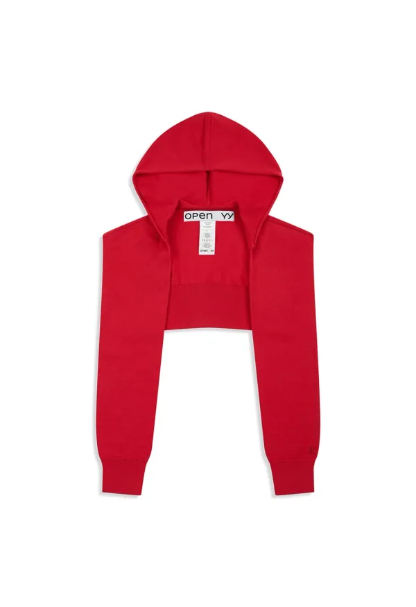 HOODIE SLEEVE LAYER, RED