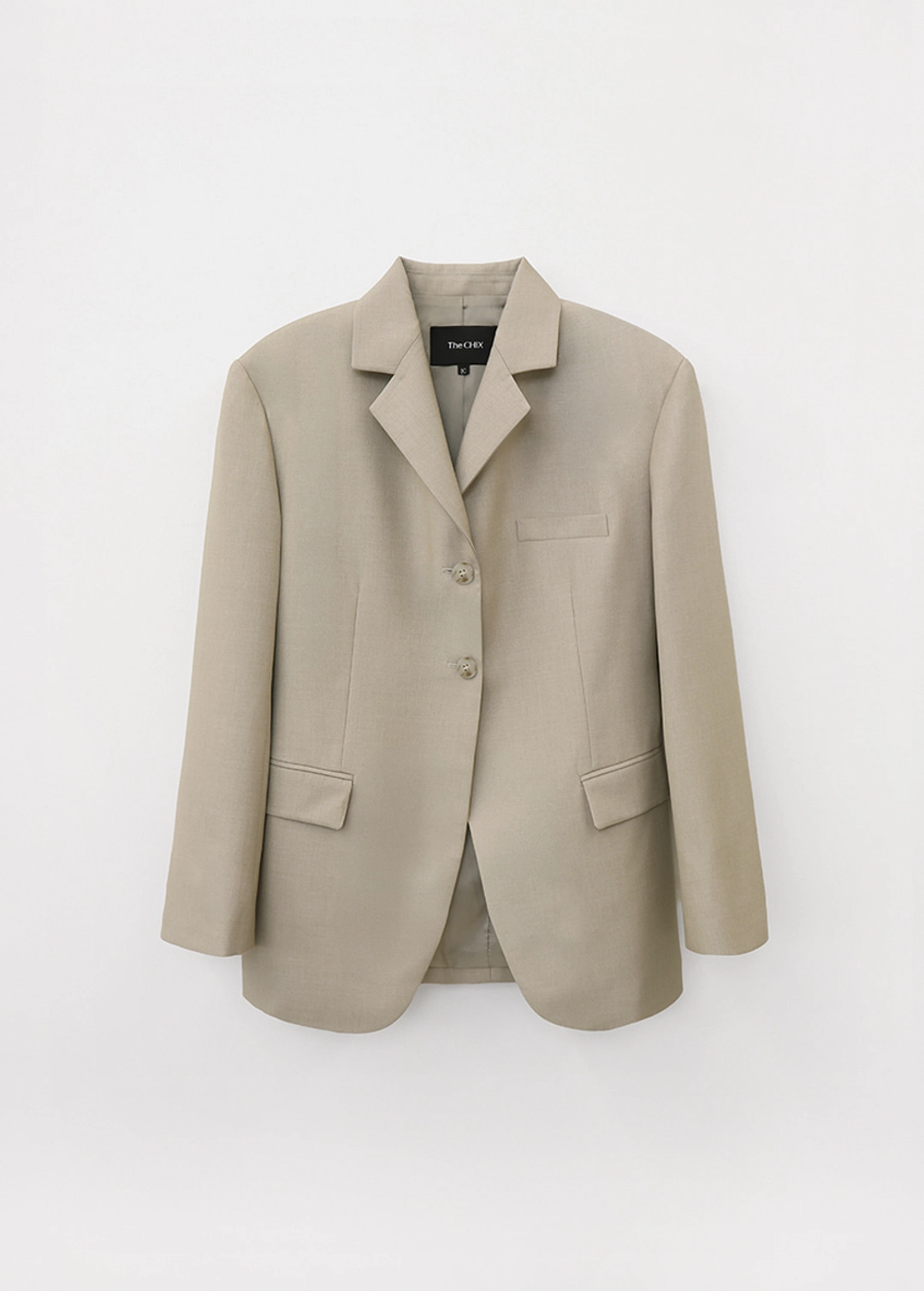 칙스라벨 The CHIX - 26FW 빌리 오버핏 자켓 - Oat Beige 상품 이미지 1