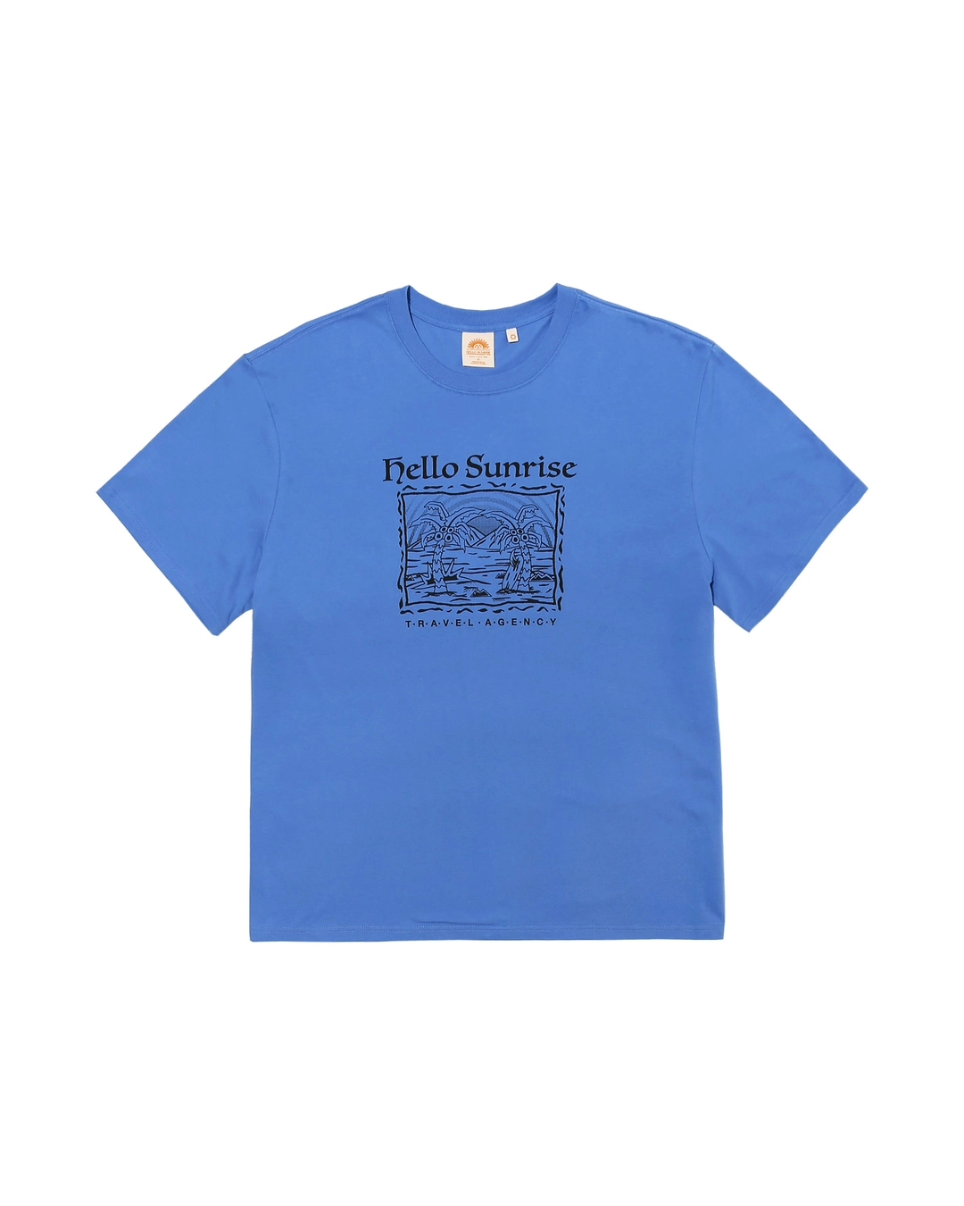 헬로선라이즈 HS Palm Tree Graphic Tee_Blue 상품 이미지 2