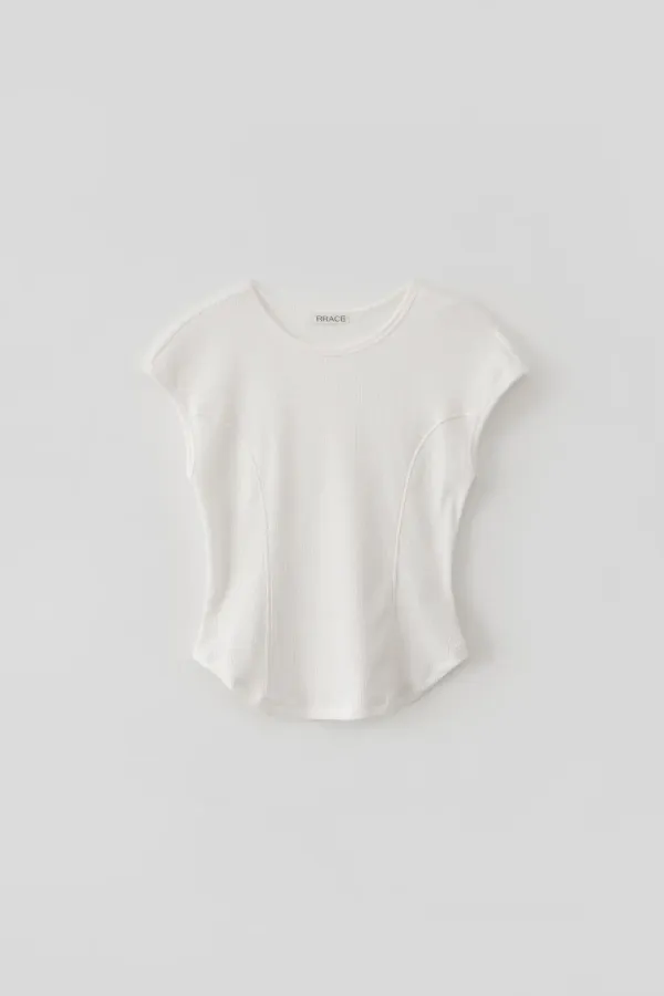 Cap Sleeve T-Shirts_White