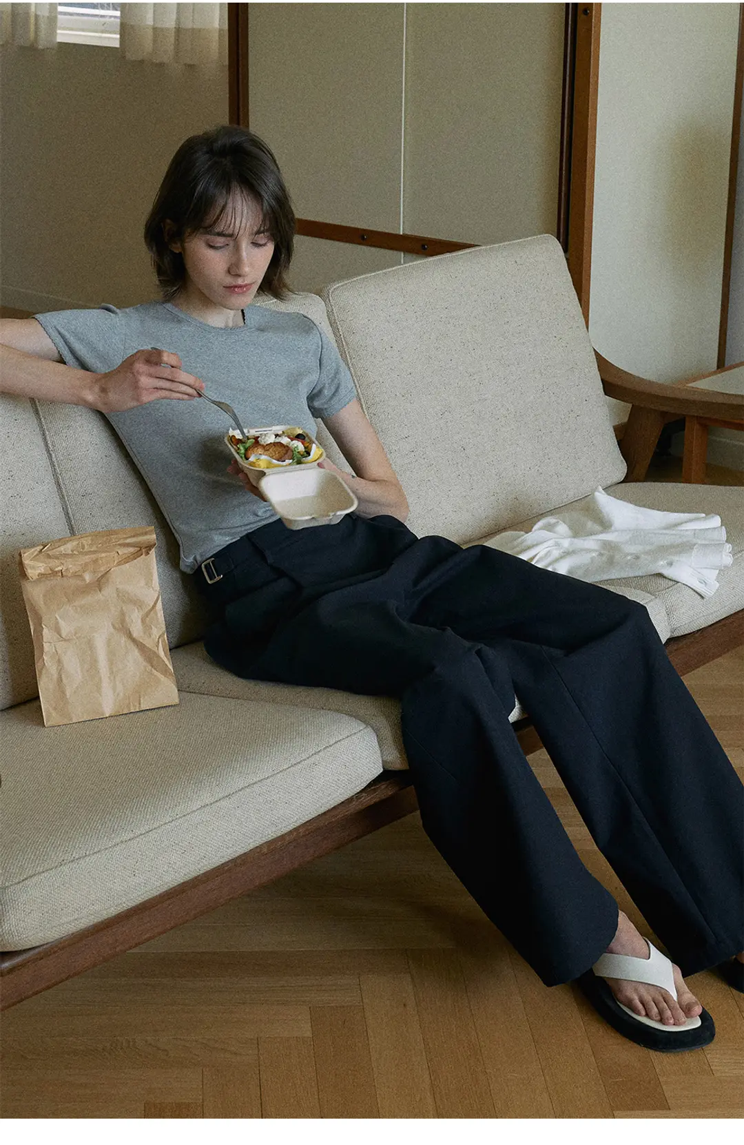 라메레이 Picot Round T-shirt[LMBESPTT5601]-3color 상품 이미지 1