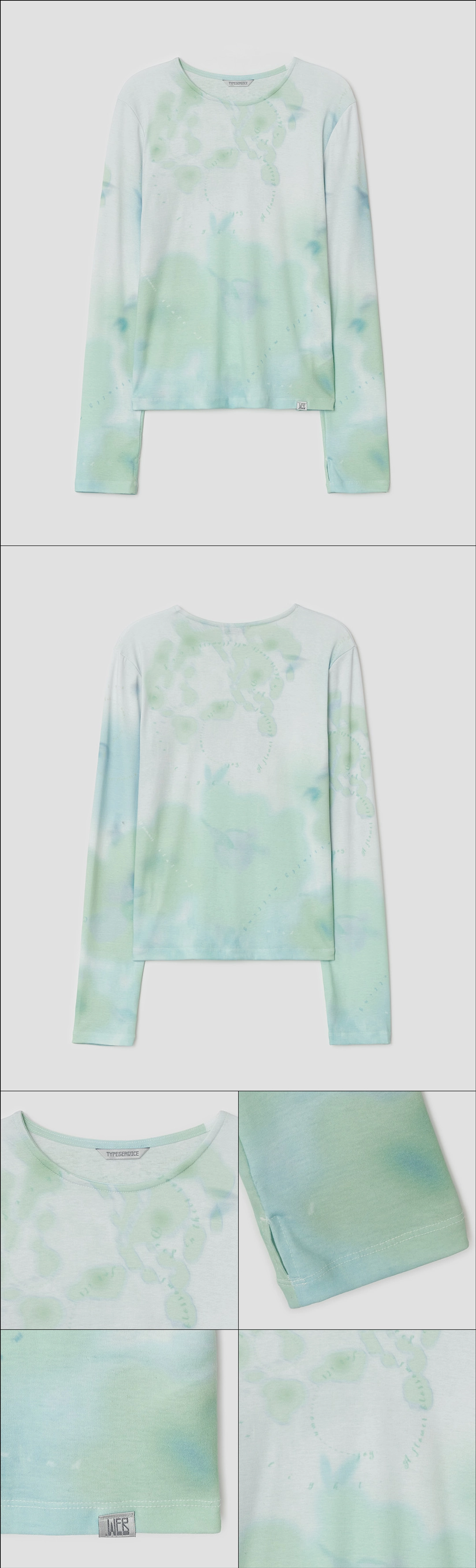 타입서비스 Water Bloom Top [Mint] 상품 이미지 2