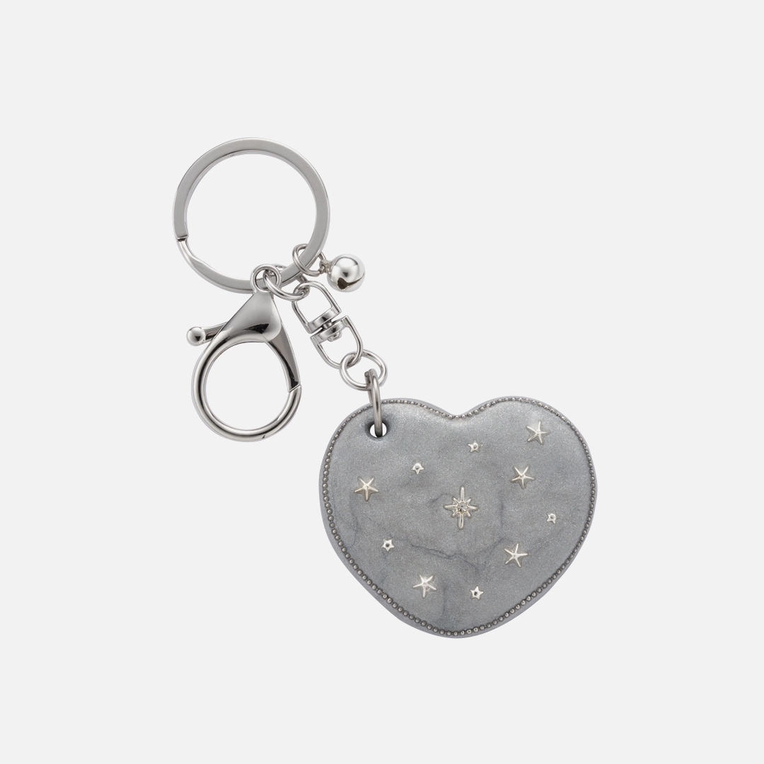 엔프프 heart dia mirror key ring-silver 상품 이미지 2