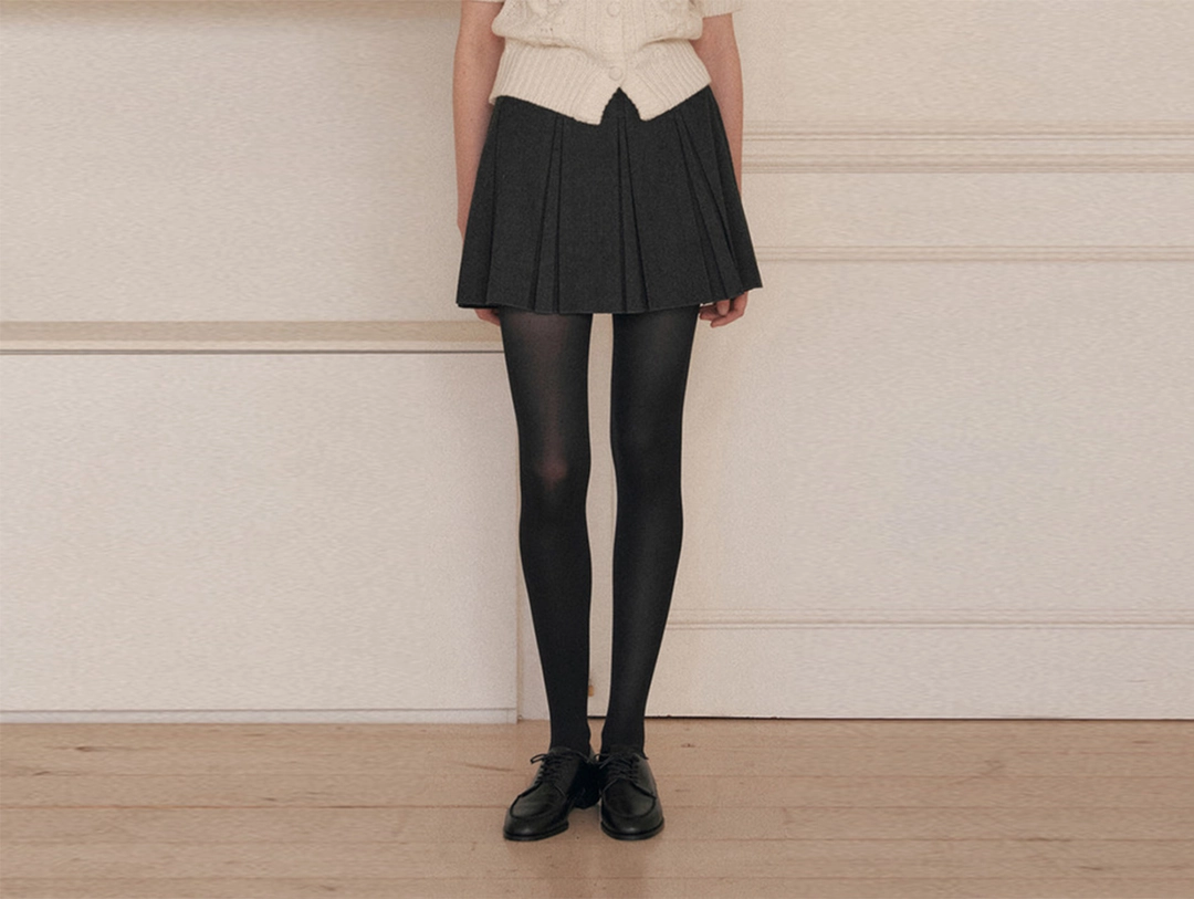 플로움 Classic Pleats Mini Skirt(2color) 상품 이미지 3