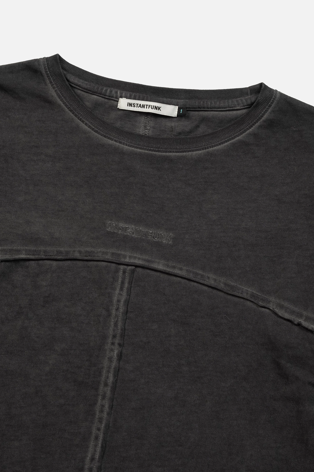 인스턴트펑크 PIGMENT CROPPED TEE - CHARCOAL 상품 이미지 2