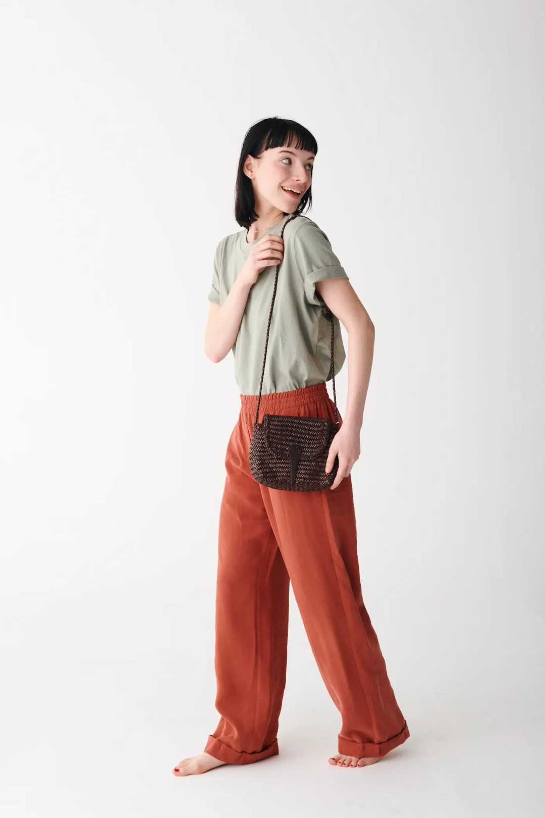 드래곤디퓨전 Mini City Bag Dark Brown 상품 이미지 3