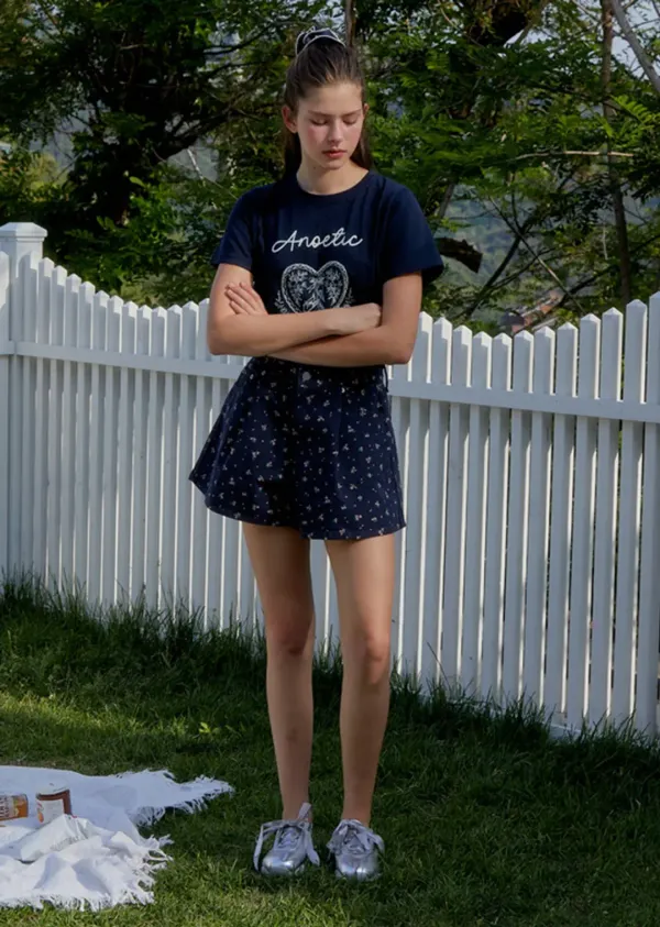 ANC FLOWER SHORT PANTS_NAVY