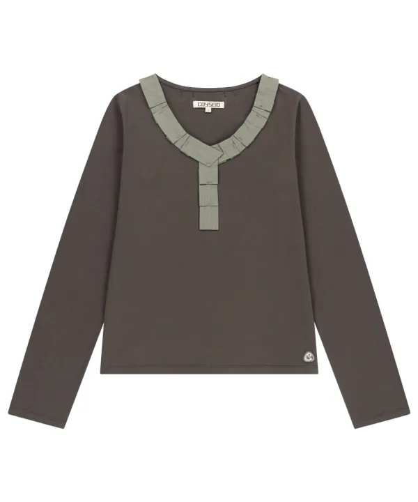 STRAP LONG SLEEVE BROWN