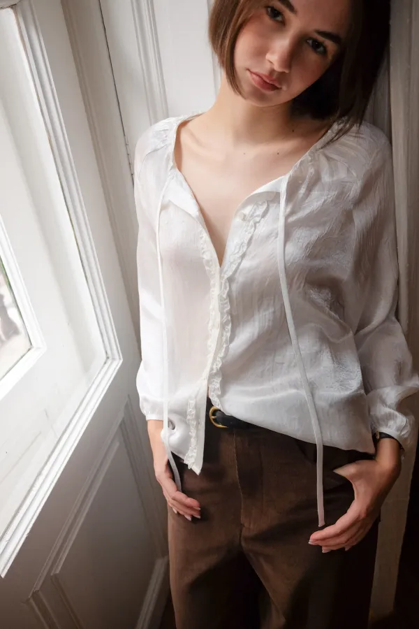 Frin Blouse_Ivory