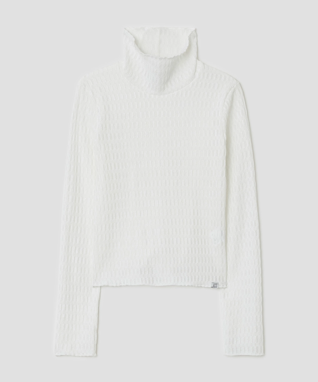 타입서비스 Textured Mock Neck Top [White] 상품 이미지 1