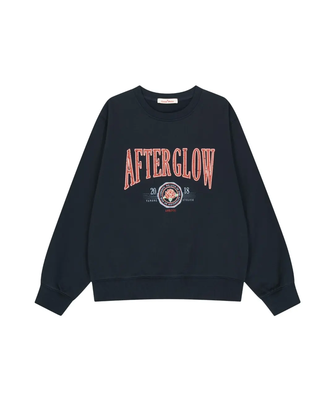 반원 아뜰리에 A3511 After glow 스웨트 셔츠_Navy 상품 이미지 3