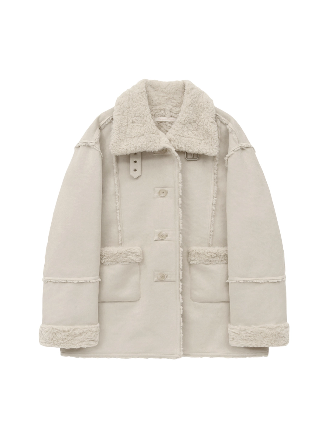 마가린핑거스 BUCKLE SUEDE MUSTANG (LIGHT GREY) 상품 이미지 3