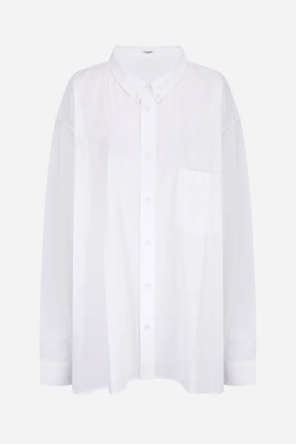 washed plain shirt