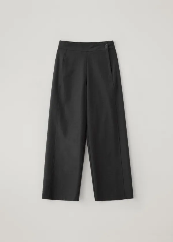 [19th-reorder] Doublin side button slacks (classic charcoal)