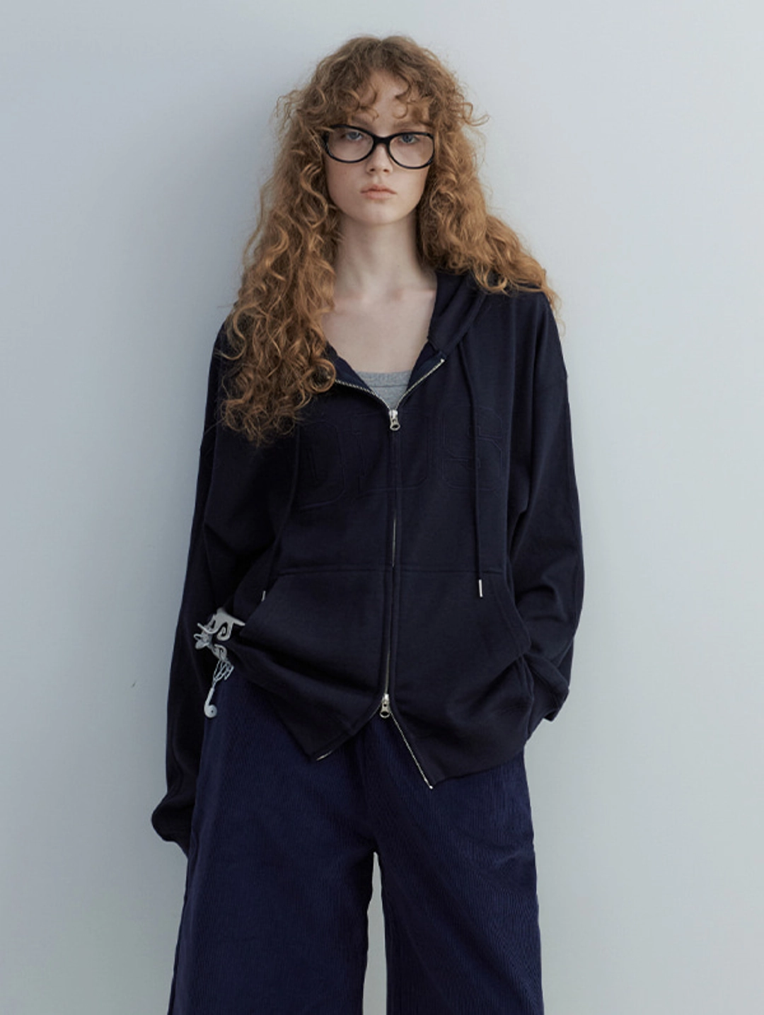오디에스 [Exclusive] Ods Archive Light Hoodie (Navy) 상품 이미지 1