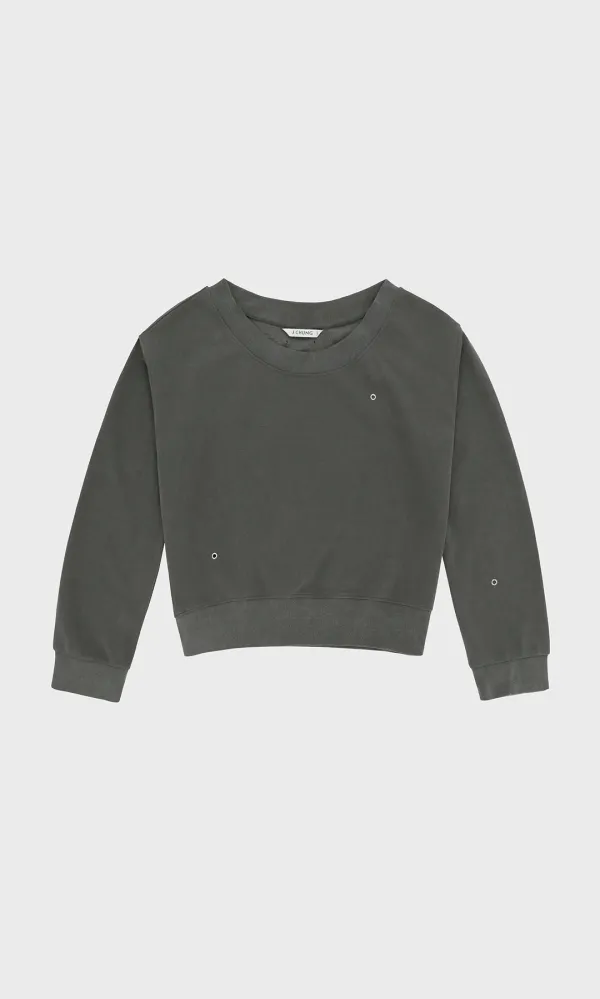 Off-Shoulder Sweatshirts_Charcoal