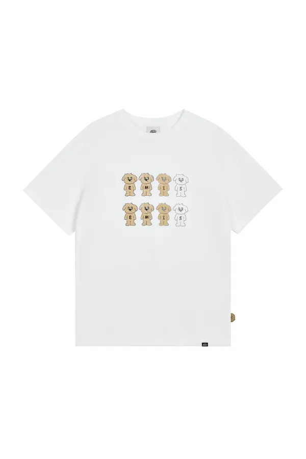 MISUGI DRAWING T-SHIRT-WHITE