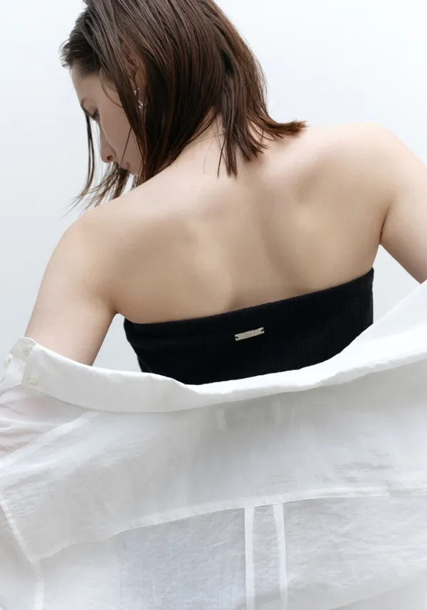 BUSTIER TOP_BLACK