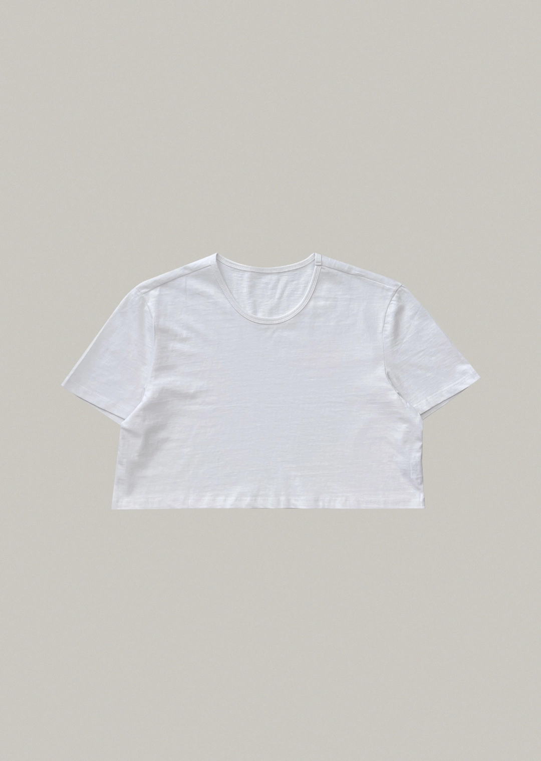 어그스트 basic crop t-shirts (3color) 상품 이미지 2