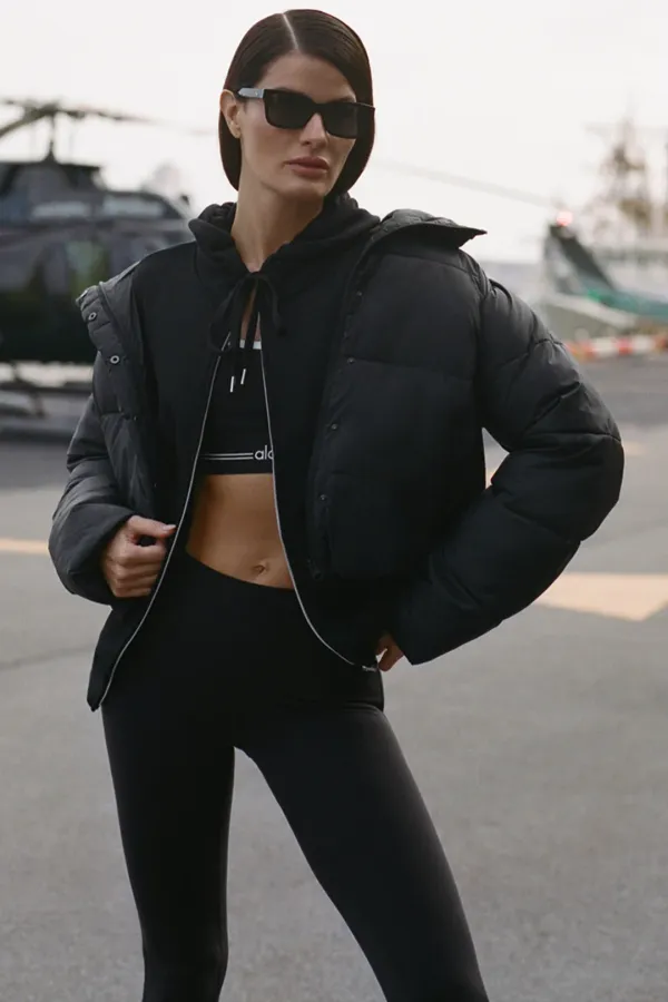Gold Rush Puffer - Black