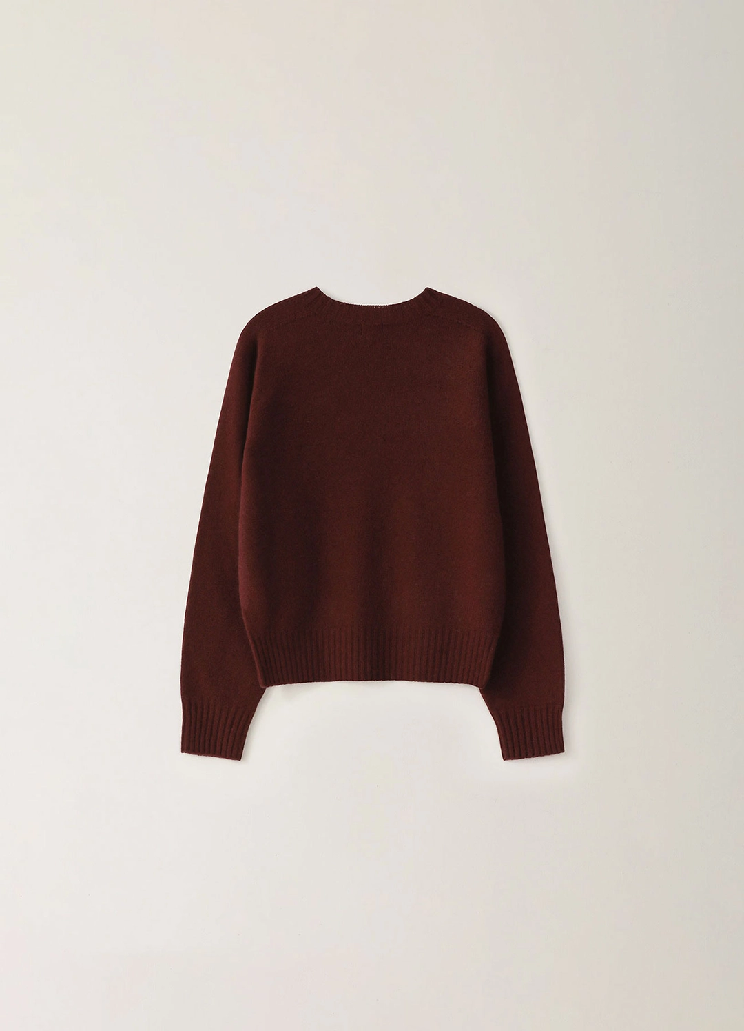 페블엠 Park Wholegarment Round Knit - Wine (10월 중순 순차배송) 상품 이미지 2