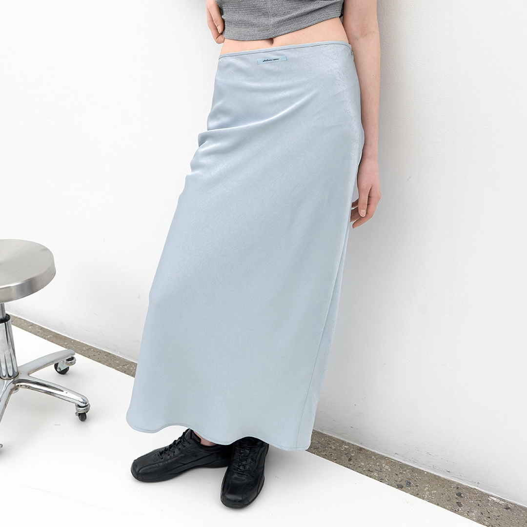 아뜰리에 나인 (SK-5108)AN SATIN SET-UP MAXI SKIRT 상품 이미지 2