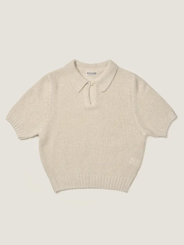 LOW GAUGE SKIPPER SWEATER New Season [ Soft Cream ]