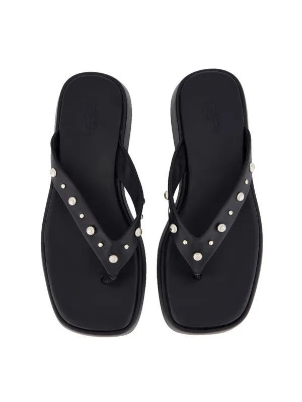 Studded Flip-Flop Black