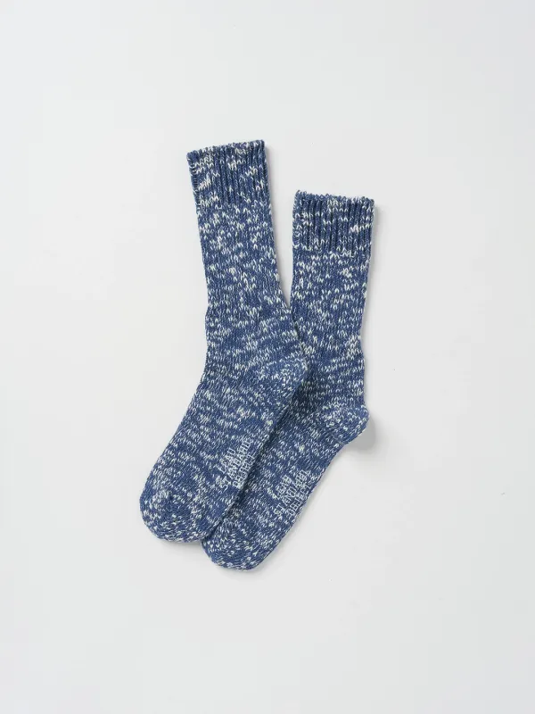 L\'eau slub socks_blue
