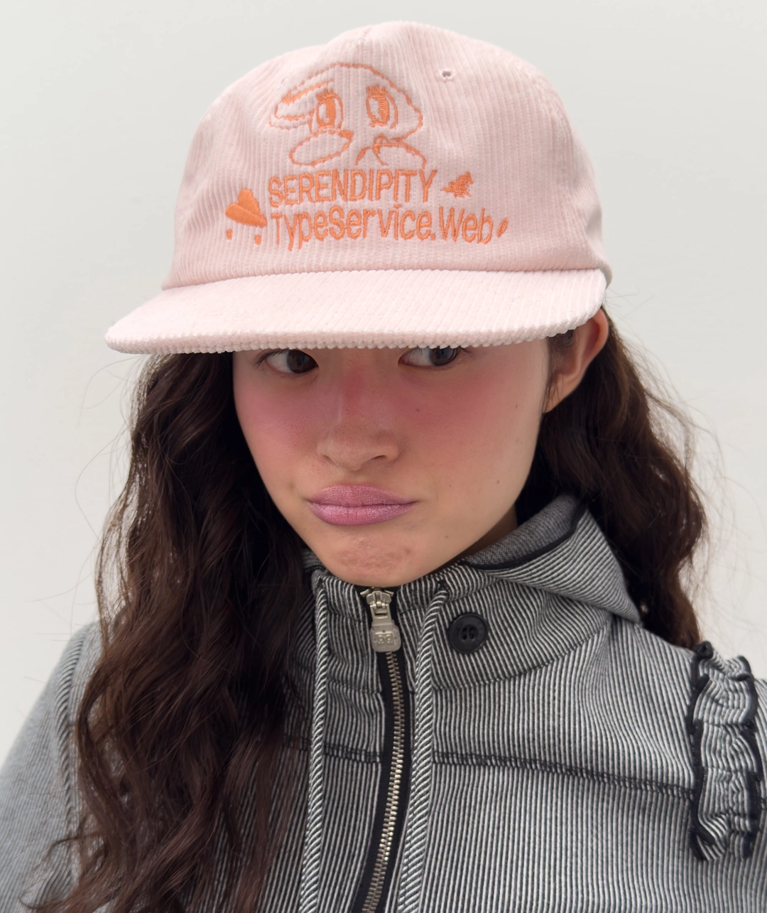 타입서비스 Peep Corduroy Cap [Pink] 상품 이미지 2